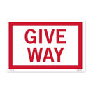 Safety Sign Traffic Give Way Sign PVC 450mm x 300mm