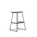 Maven Backless Barstool Grey Unassembled