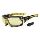 Scope Speed Pro Safety Glasses Yellow/black Frame Titanium Af/as AmberLens Each