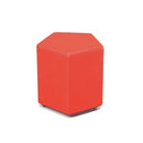 Pentagon Ottoman Lustrell Scarlett