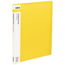 Okin Display Book With Insert Spine A4 20 Pocket Yellow