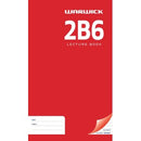 Warwick 2B6 Lecture Book Hard Cover 7mm Ruled 330 x 205mm 94 Leaf