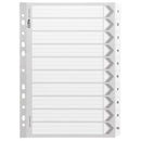 Icon Indices Cardboard Reinforced Tabs 1-10 A4 White