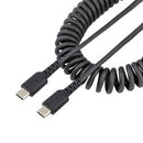 Startech USB C Charging Cable 1m - Coiled Convenience
