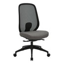 Force Mesh Task Chair Synchro High Back Grey Seat Black Frame