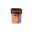 5 Star Glitter 80g 6 Rainbow Colours
