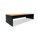 Delta Desk 1800Wx750D Beech / Charcoal Frame