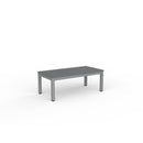 Cubit Coffee Table 1200wx600d Silver Top / Silver Frame