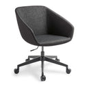 Barker 5-star Swivel Black Aluminium Base Keylargo Anthracite