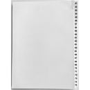 Indices Printed Numbers 51-75 A4 White Set 10