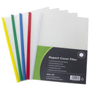 OSC Report Cover A4 Assorted Colour Spines Pack 5