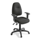 Spectrum 3 Task Chair High Back 3 Lever With Arms Keylargo Ebony