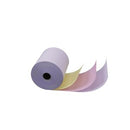 Calibor Bond Machine Paper 3 Ply 76 x 76mm White/Yellow/Pink Roll