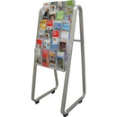 Deflecto Lit Loc Brochure Holder Easel Floor Stand Single-Sided 24 x DLE