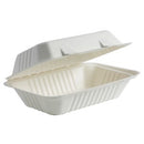 BioPak Biocane Rectangular Lunch Box 76x150x230mm Carton 250