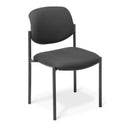 Pause 4 Leg Stacker Chair Black