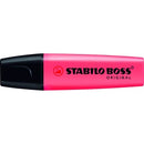 Stabilo Boss Highlighter Chisel Tip 2-5.0mm Red