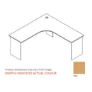 Zealand Workstation 1500x1500x700 Tawa