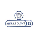 Rubbermaid Slim Jim Recycling Label Billboard Nitrile Gloves Blue