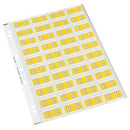 Codafile Lateral File Labels Alpha Letter C 25mm Sheet 40