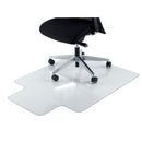Marbig Chairmat Keyhole Style Low Pile Carpet 1210x910mm Clear