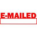 X-Stamper Self-Inking Stamp 'Emailed' Red