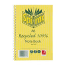 Spirax 813 Spiral Notebook Recycled A6 100 Pages