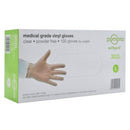 Pomona Vinyl Gloves Disposable Powder Free Small Clear Box 100