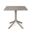 Clip 80 Outdoor Patio Table Taupe