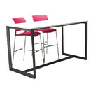 Anvil Bar Leaner 1600Wx800D White Top Black Frame