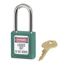 Master Lock Safety Padlock Steel Shackle Teal