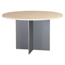 Eko Meeting Table 1200(Diameter)x730(h)mm Nordic Maple/Silver