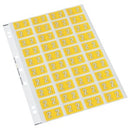 Codafile Lateral File Labels Number 2 25mm Sheet 40
