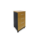 Delta Mobile 4 Drawer Locking 476Wx640Hmm Beech / Charcoal