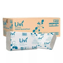 Livi Essentials Paper Towel 1 Ply 1402 Slimfold 200 Sheets Per Pack White Carton 20