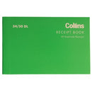 Collins Cash Receipt Book Carbon Required 34/50DL Duplicate
