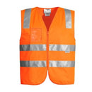 Syzmik Zip Vest Large Hi Vis Orange