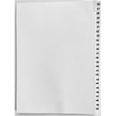 Indices Printed Numbers 26-50 A4 White Set 10