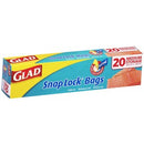 Glad Snaplock Storage Bags Resealable 220 x 250mm