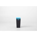 Method Open Lid Recycling Bin Blue Glass 60L 350(w)x350(d)x755(h)mm