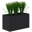 Rapid Planter w/ Grass Plants 900Wx600Hmm Black