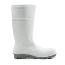 Bison Mohawk Pvc/nitrile Safety Gumboot White/grey White/Silver Grey-10