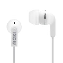 Moki Dots Noise Isolation Earbuds White