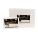 5 Star Canvas Art Panel 5 x 7 Inch White