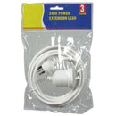 Dynamix Power Extension Lead 3m White