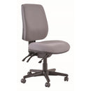 Roma Task Chair 3 Lever High Back Charcoal No Arms