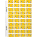 Filecorp ColourFind Lateral File Labels Number 2 25 x 42mm Yellow Sheet 40