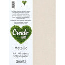 Create&Innovate Metallic Colour Paper 120gsm A4 Quartz Pack 40