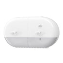 Tork T9 Smartone Twin Mini Elevation Toilet Roll Dispenser 682000 White