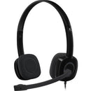 Logitech Headset H151 Wired Stereo Single Pin Multi Device with NoiseCancelling Microphone
